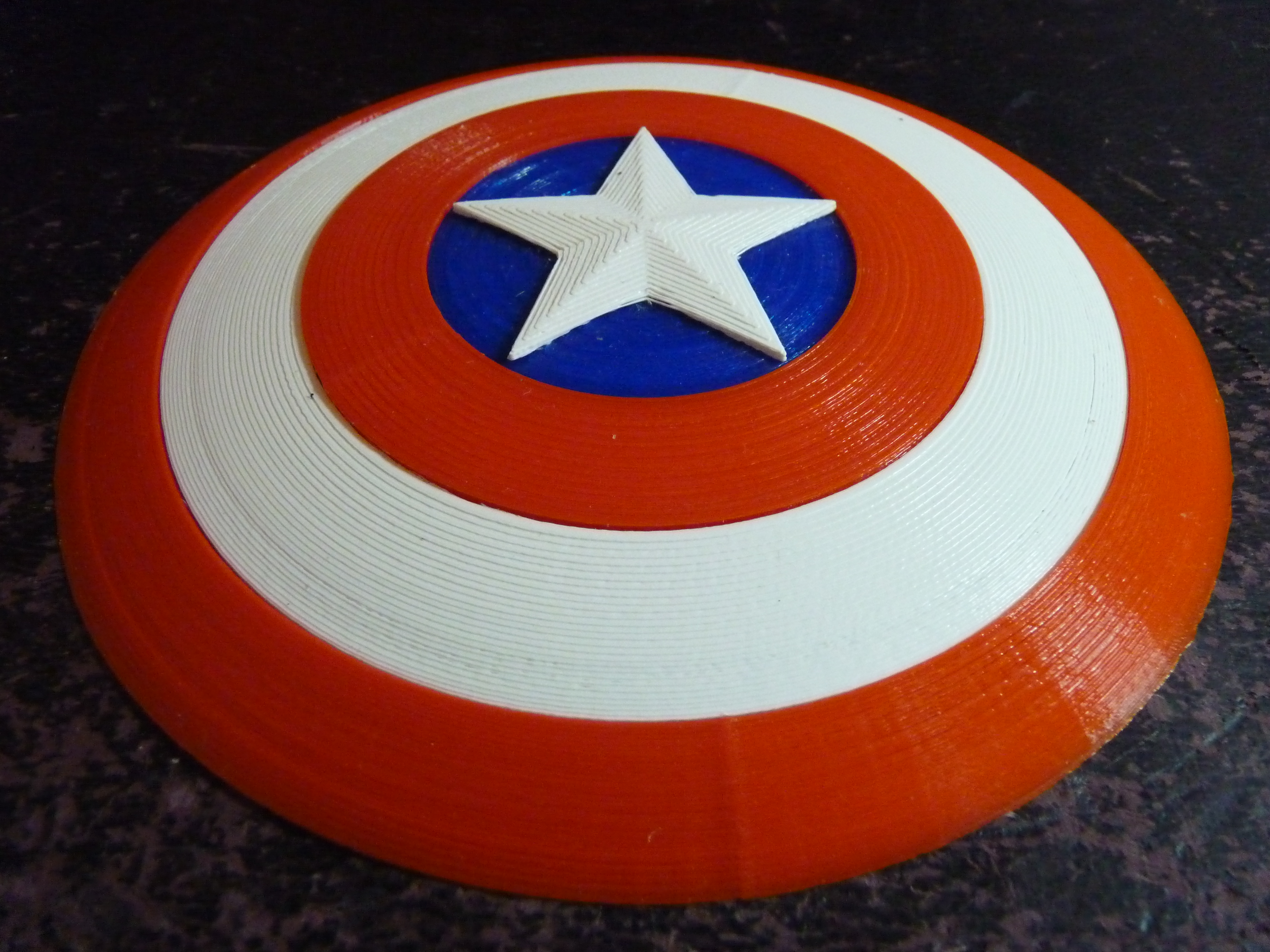 Captain America Shield - multi-color