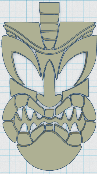 Tiki Keytag 87 by Peter Ennist | Download free STL model | Printables.com