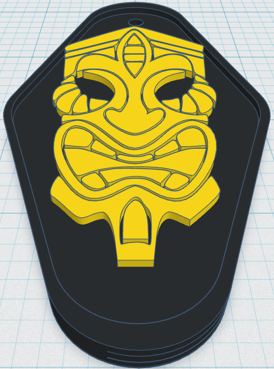 Tiki Keytag 89