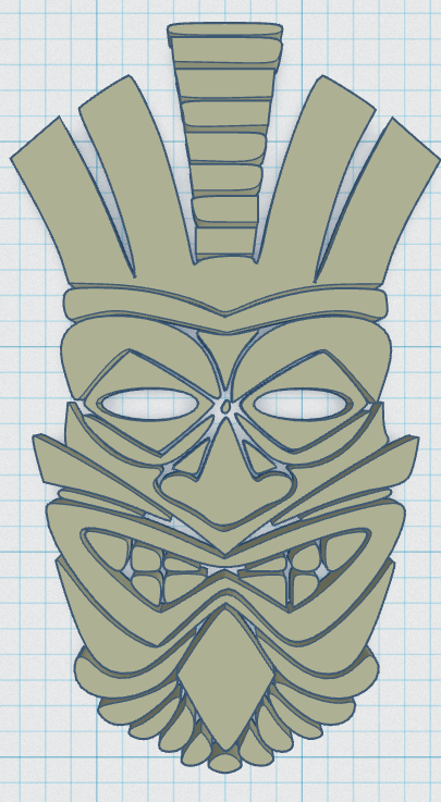 Tiki Keytag 90 by Peter Ennist | Download free STL model | Printables.com