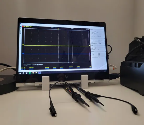 Laptop/Tablet and Hantek6022 Oscilloscope Stand