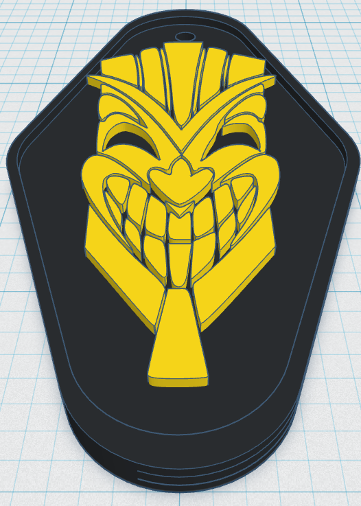 Tiki Keytag 93