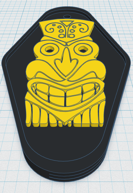 Tiki Keytag 94 by Peter Ennist | Download free STL model | Printables.com