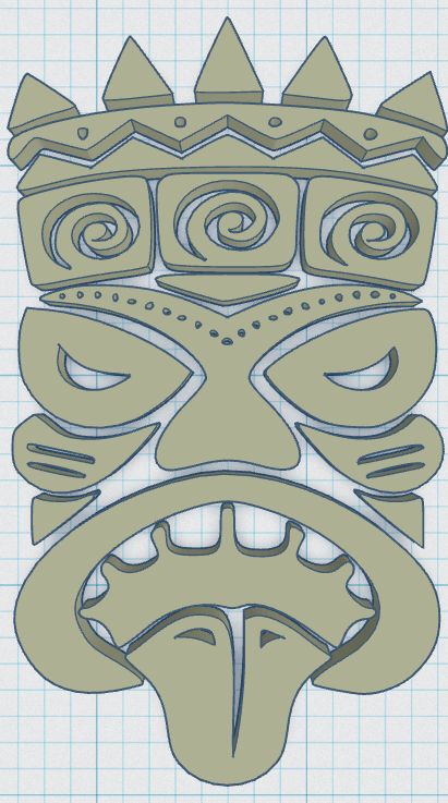 Tiki Keytag 97 by Peter Ennist | Download free STL model | Printables.com