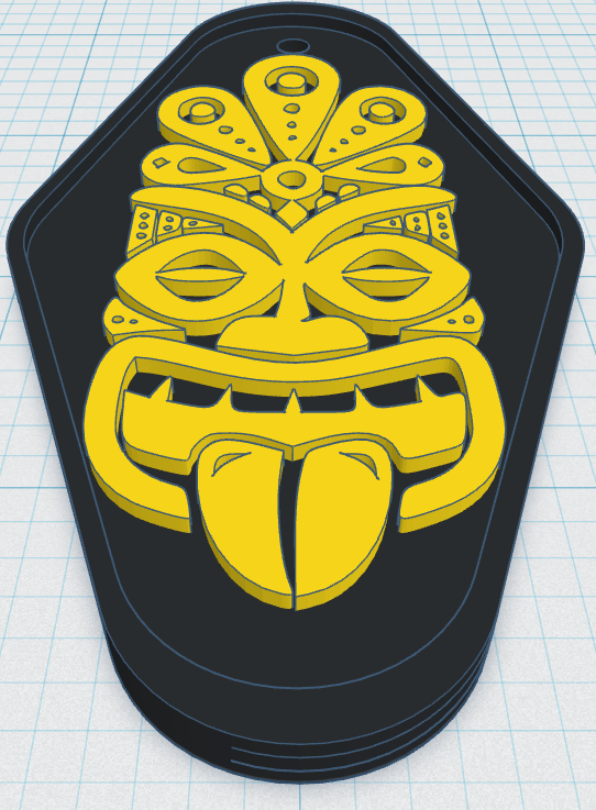 Tiki Keytag 98