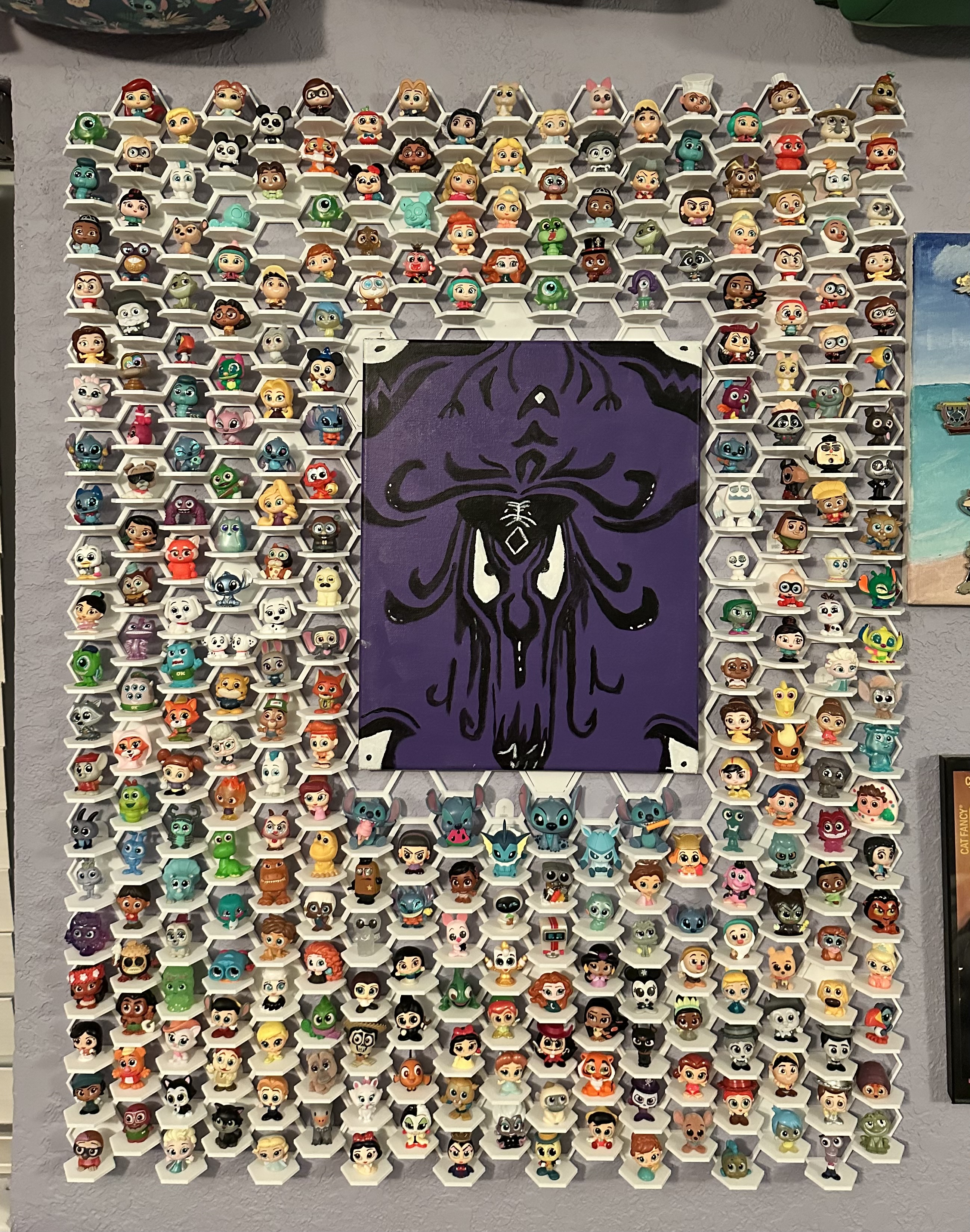 Mini Hexagon Shelves for Disney Doorables