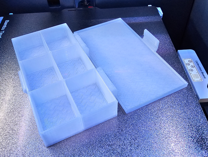 Print in place pill / vitamin / screw box / case