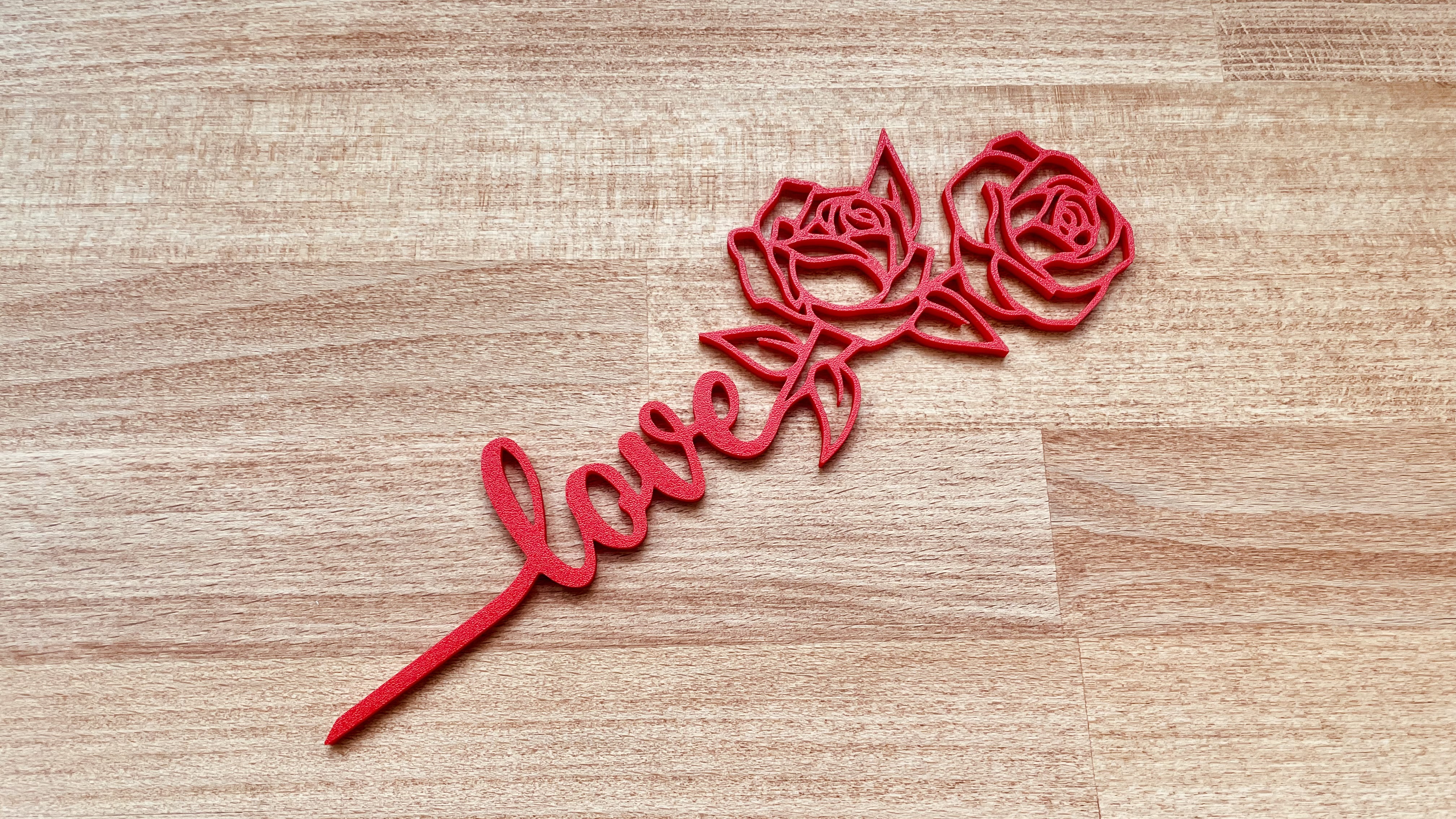 Valentine Roses of Love 3D model thumbnail