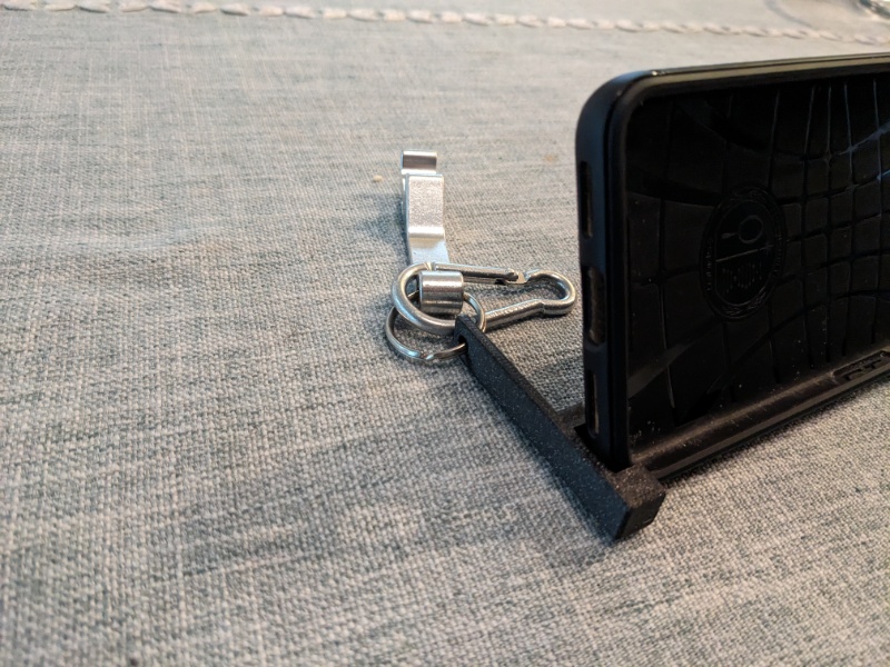 Phone stand keychain