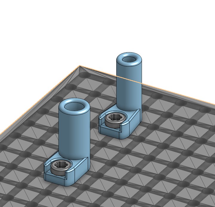 OpenGridMount - Dremel Shaft Adapters (ToolGrid Compatible)