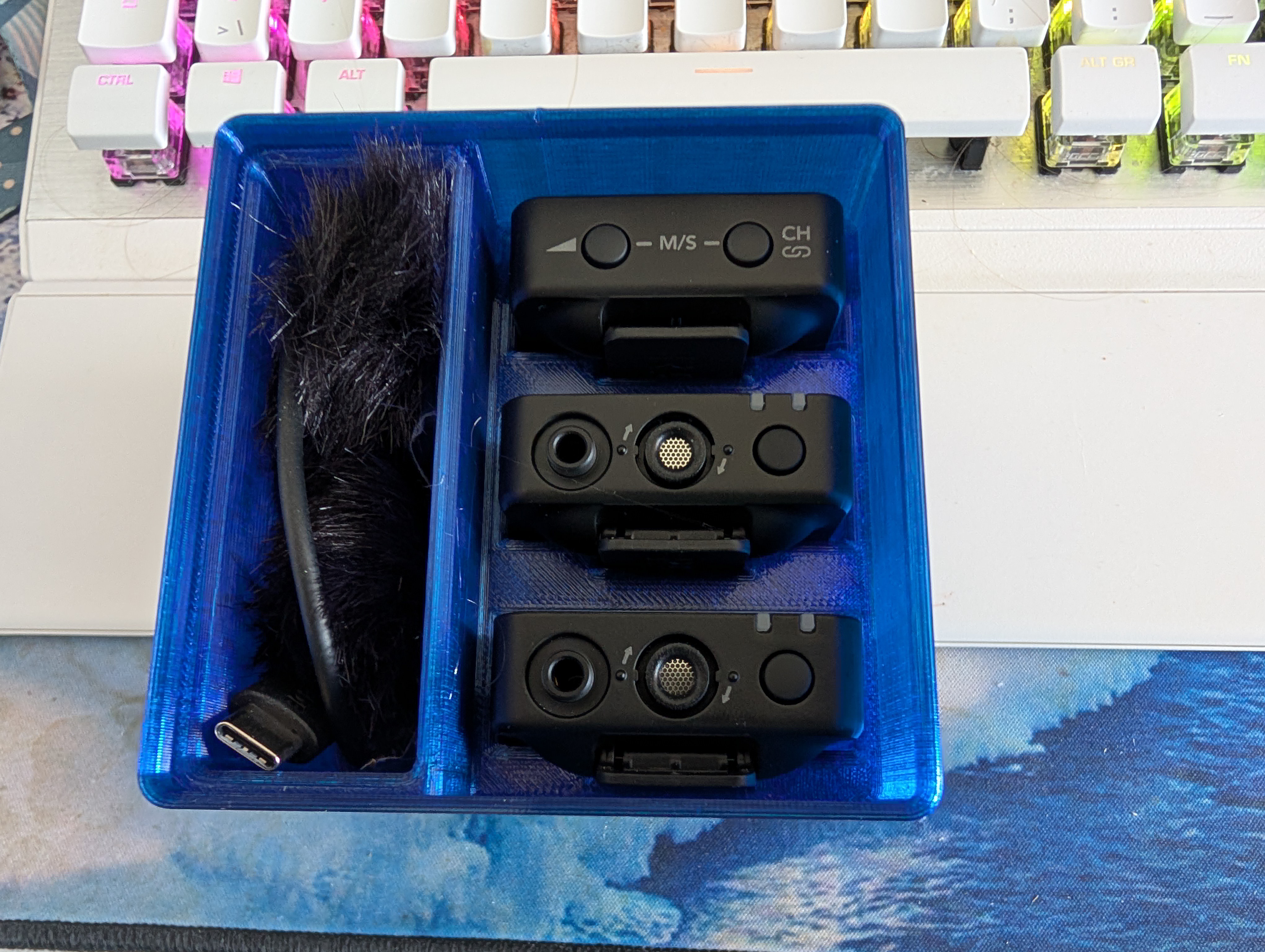 Gridfinity Bin for Rode (RØDE) Wireless Go