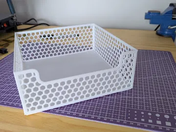 Stackable Refrigerator Organizer Box 200x200x80mm - No Supports Needed