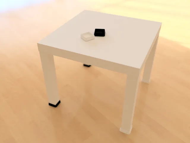 IKEA LACK TPU feet for sound absorption