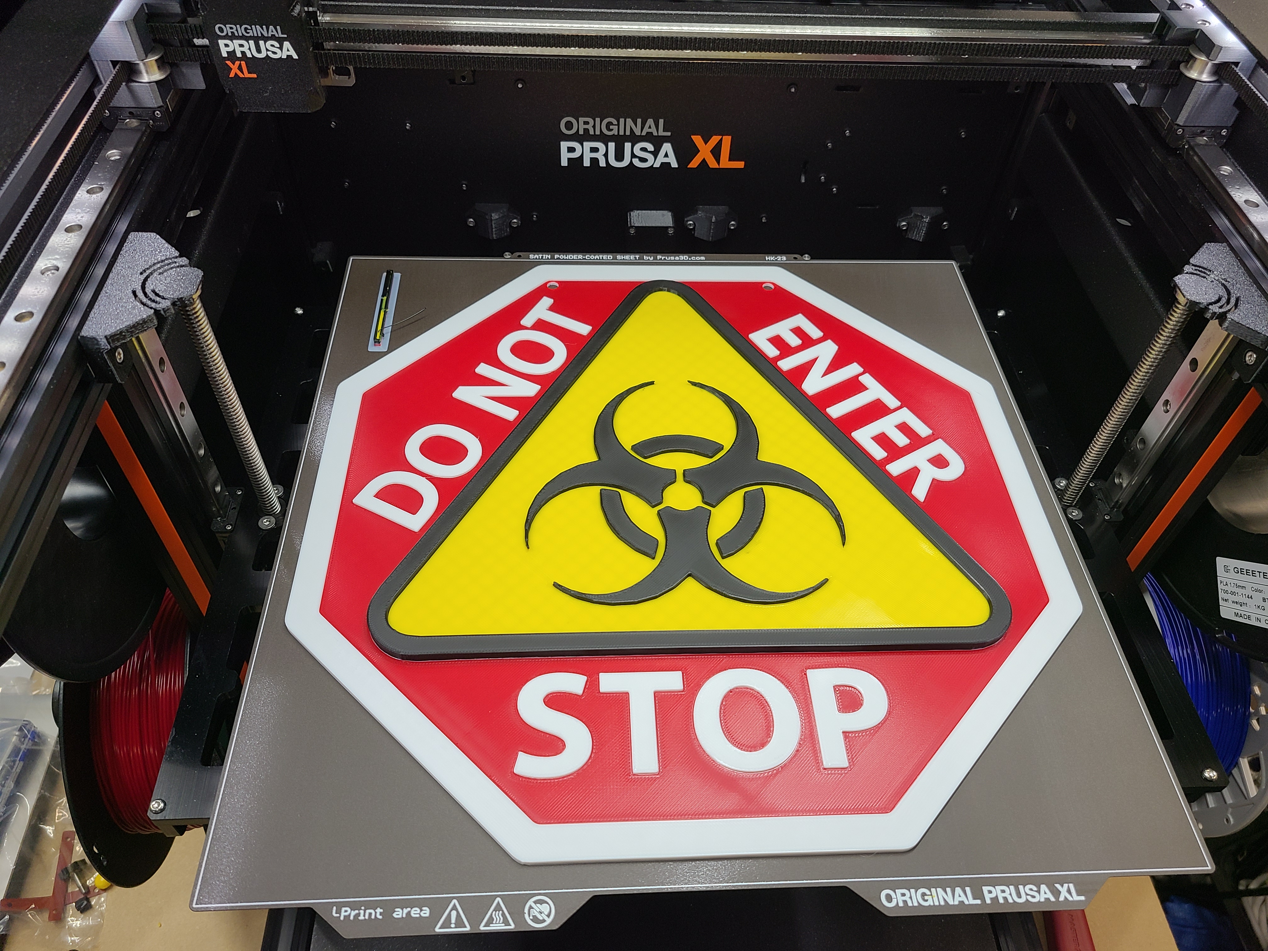 Do Not Enter Biohazard Sign