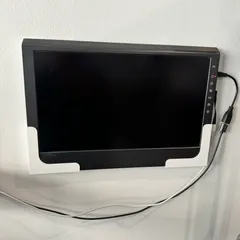 Wall Mount for Portable Monitor using 3M sticky velcro