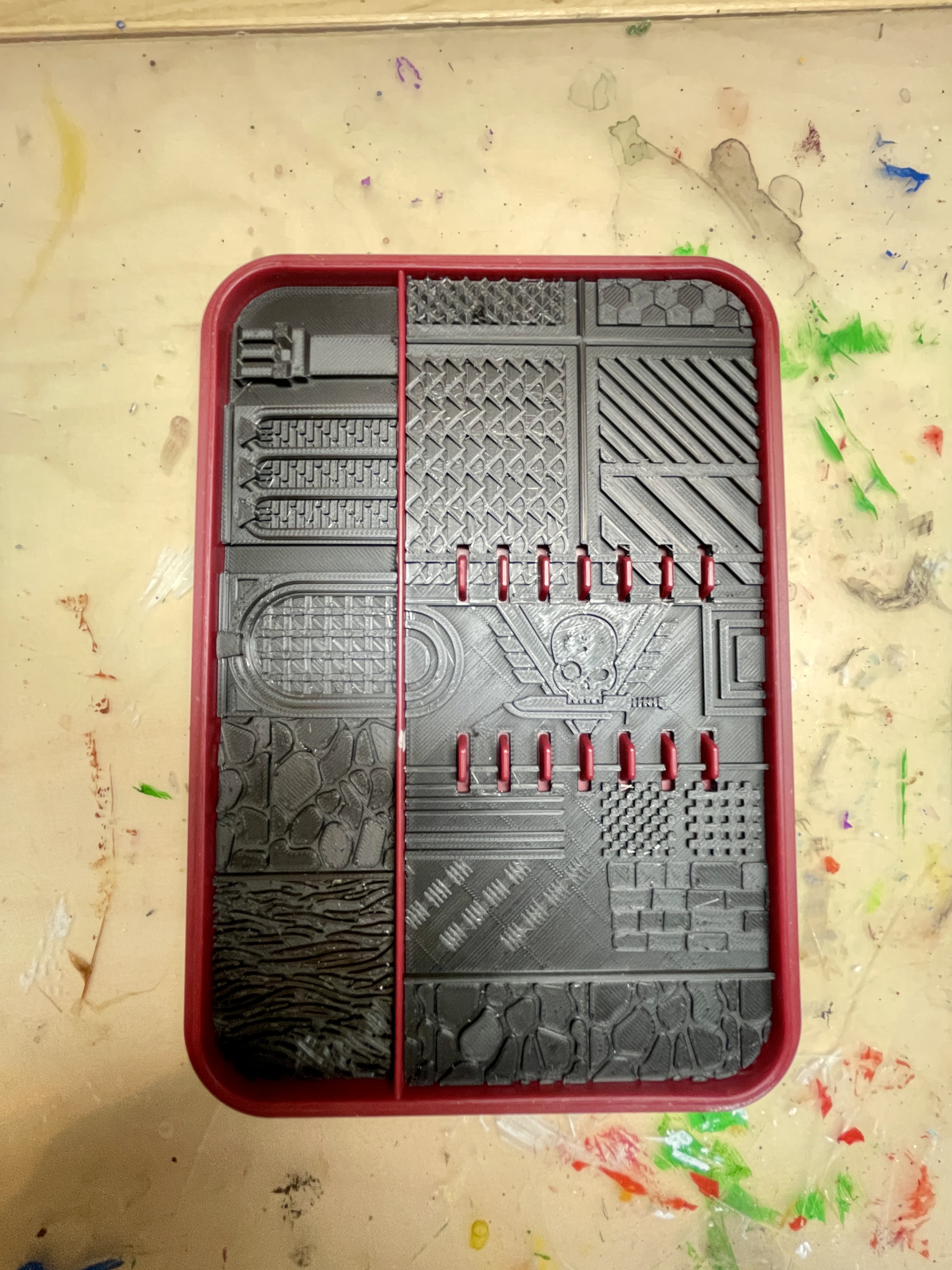 Army Painter wet palette texture palette insert