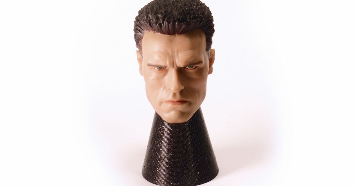 1/6 scale figure head display stand by Kimframes Download free STL