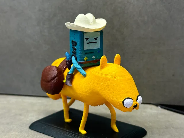 BMO and Jake (as a lazy horse) - Adventure Time