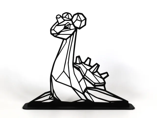 Geometric Low Poly Lapras