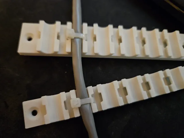 Under desk cable holders