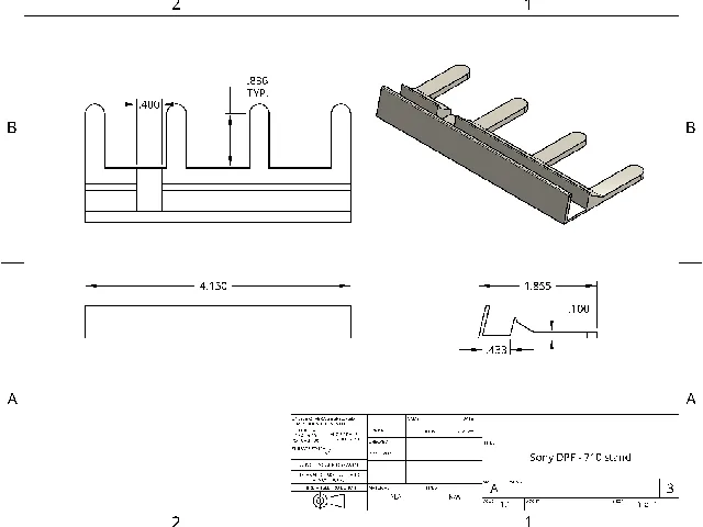 Sony DPF - 710 stand