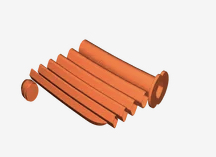Collapsible Katana 3d print (multiple pieces