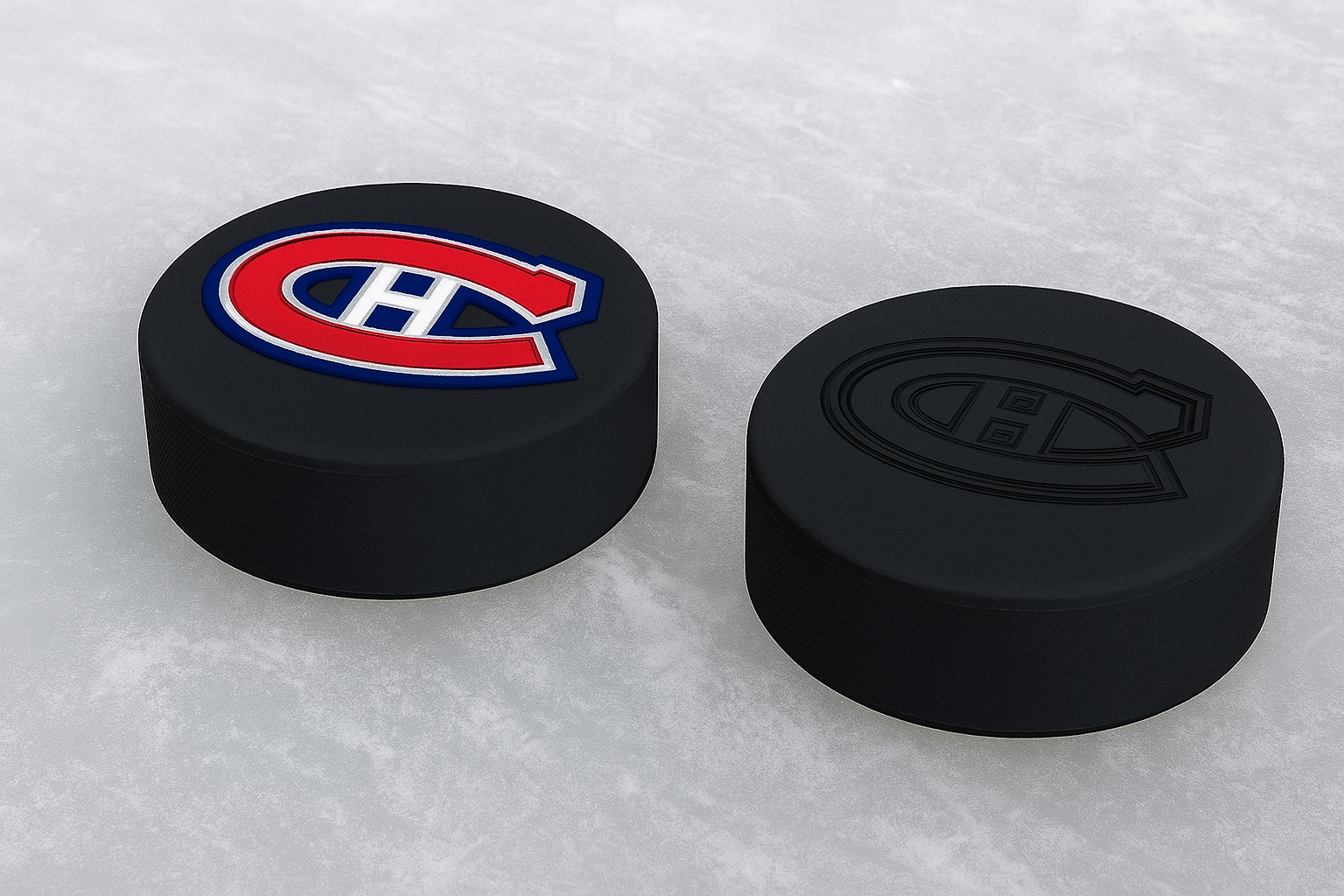 Montreal Canadiens NHL Hockey Puck Logo