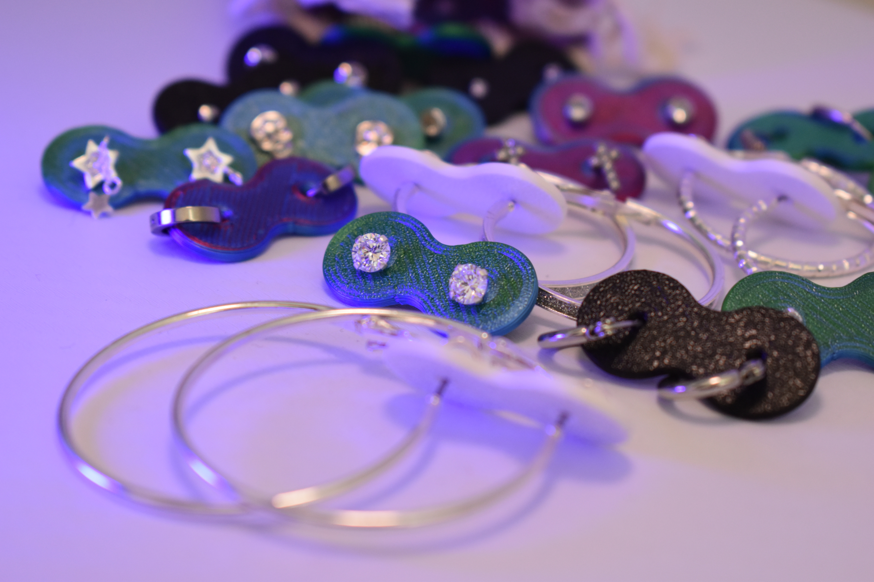 Compact Earring Holder