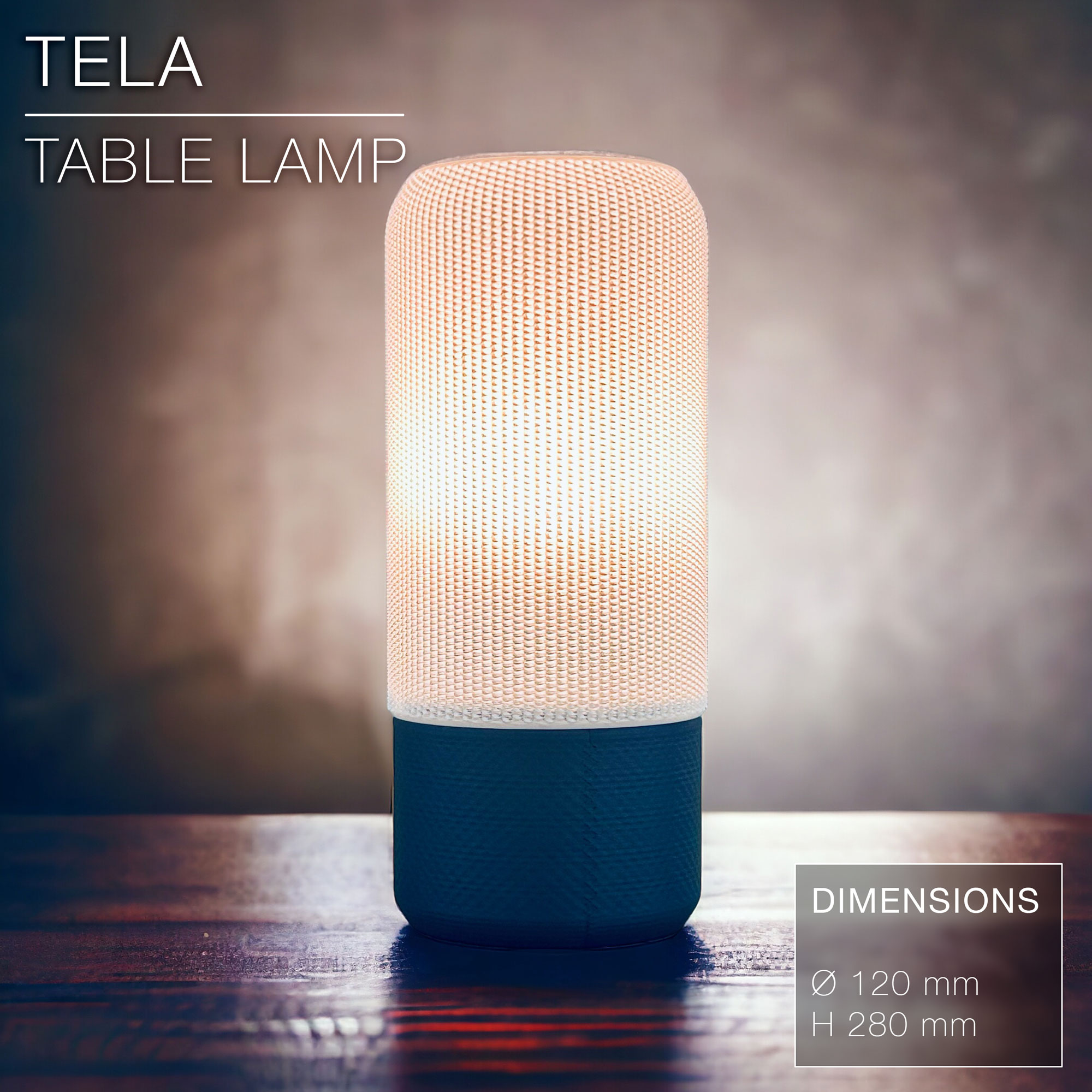 TELA | Table lamp E14 & E27 & E26 fast print