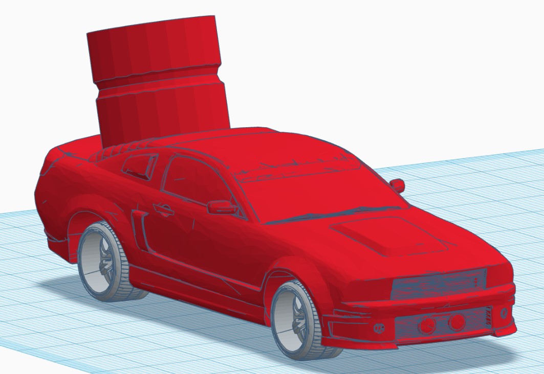 Ford Mustang Eleanor balloon car