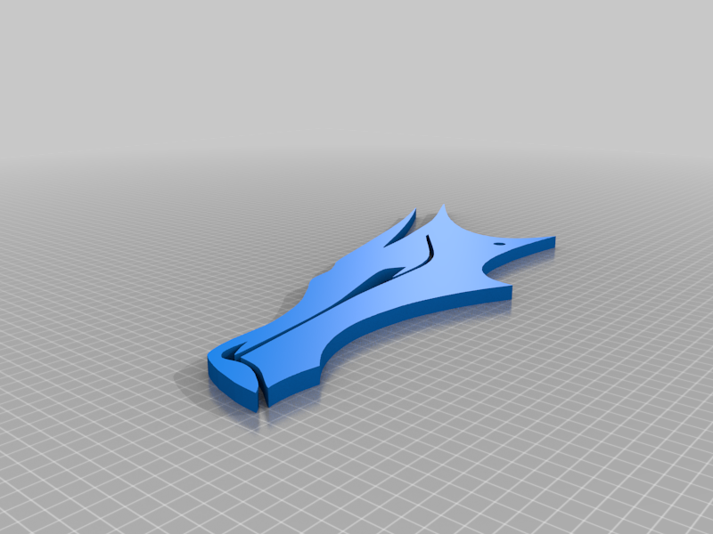 Dragon SpaceX keyring