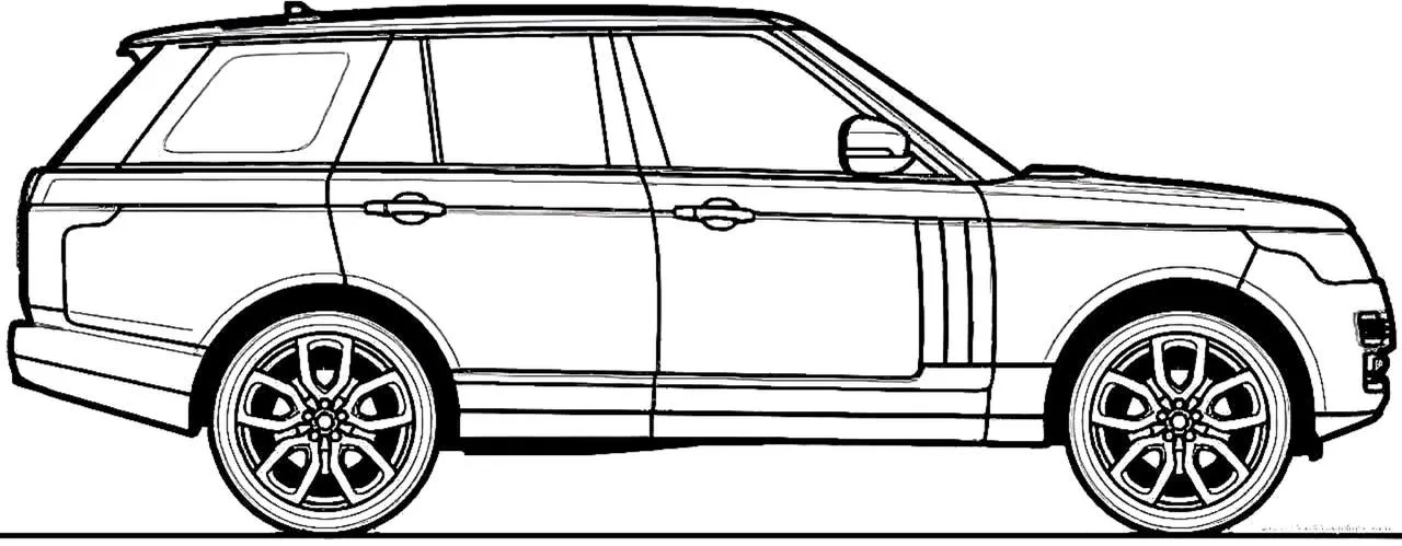 Land Rover sport contour model by MorozPrint