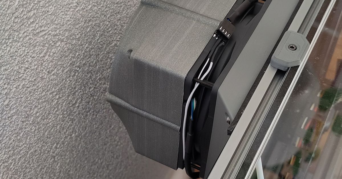 Voron 2.4 HEPA Filter Exhaust conical by Samuel Bloch Download free