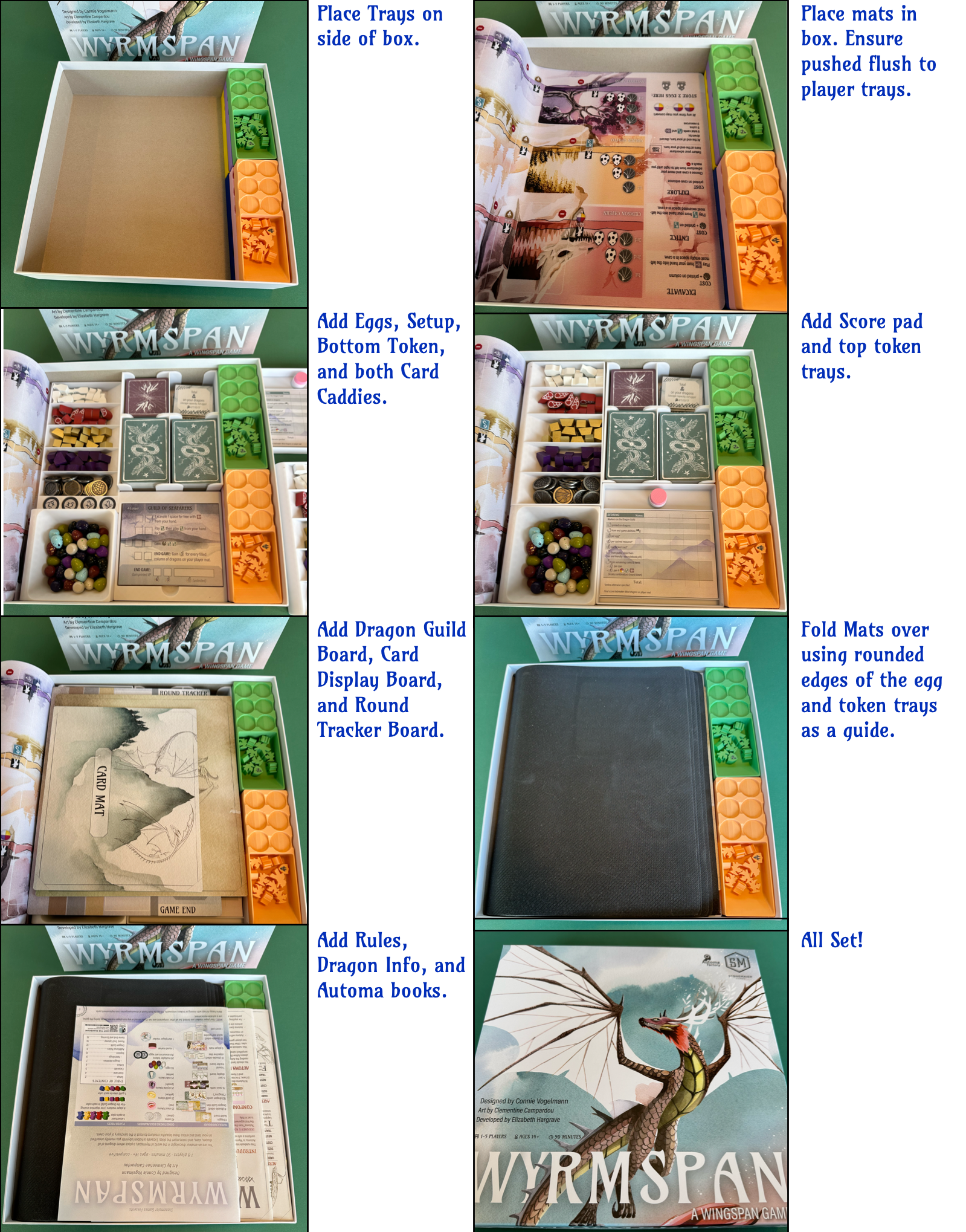 Miniatura 10 do modelo 3D Wyrmspan Board Game Insert