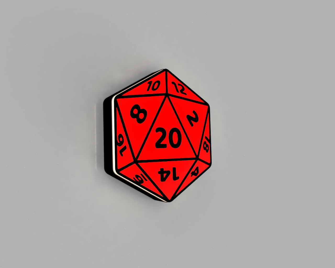 D20 Dice Lightbox Lamp - D&D by Valda3D | Download free STL model ...