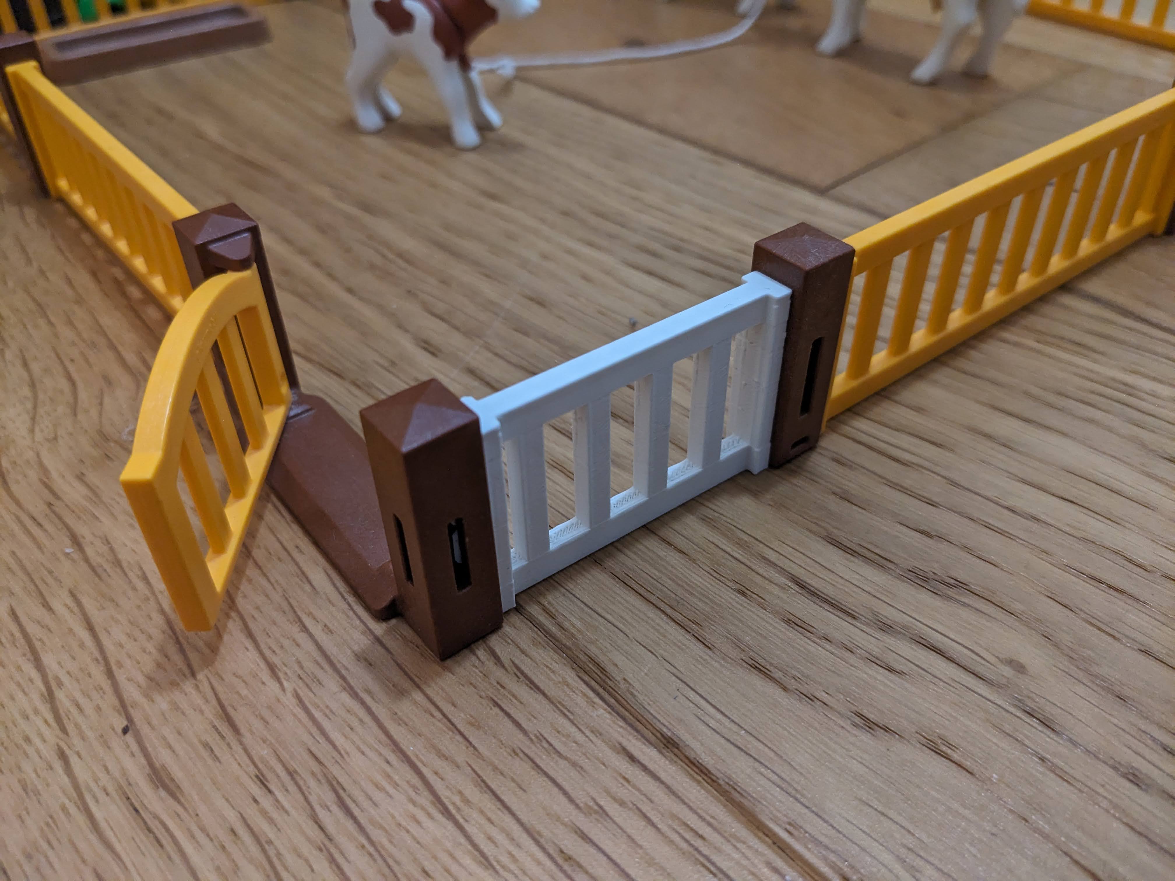 Barrière playmobil étroite