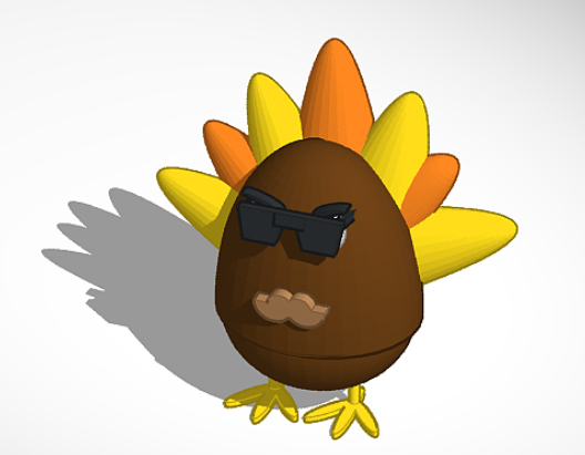 thanksgiving turkey by Jackson Moris | Download free STL model ...