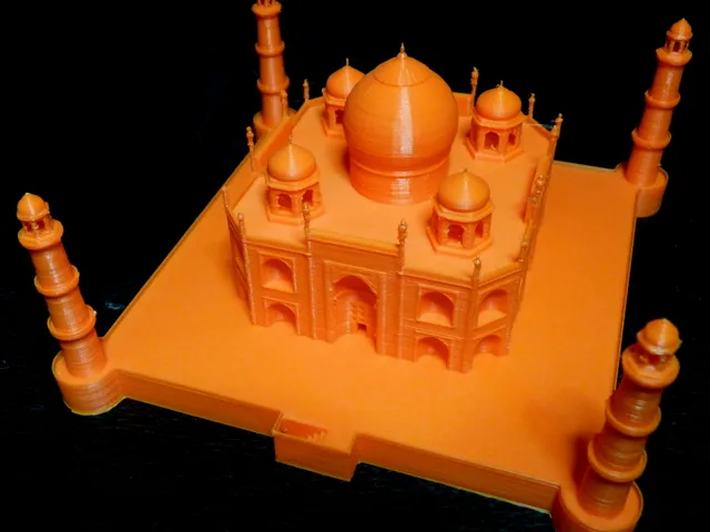 Taj Mahal -- Less Accurate :-) (better printability)