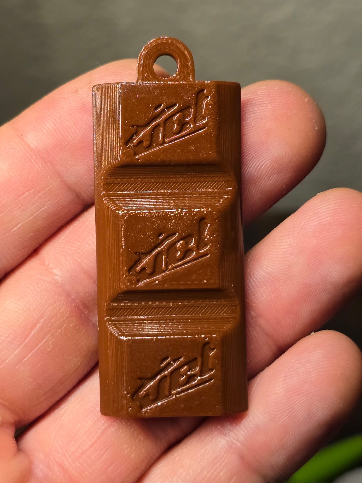 Chocolatina Jet Keychain or Earrings – (Colombian Candy Inspired)