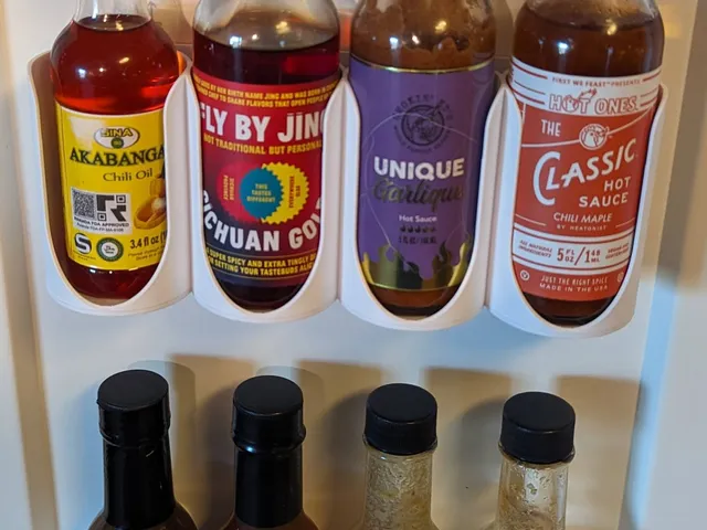Hot Sauce Bottle Rack