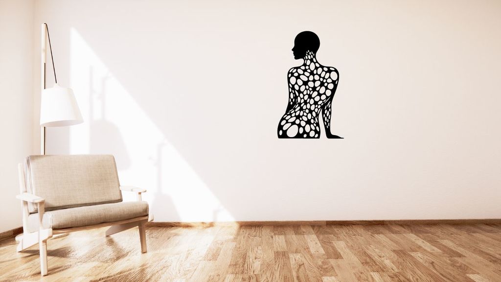 Woman / Žena voronoi wall decoration