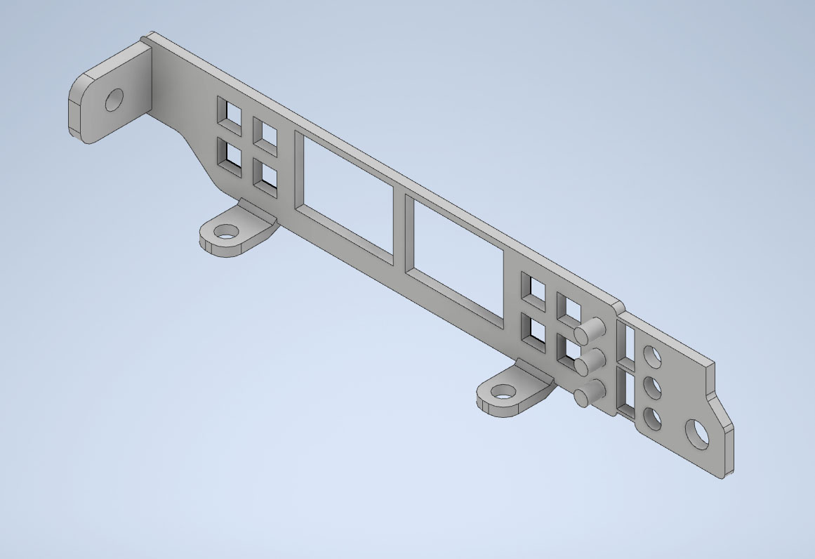 Lenovo M720q bracket for dual 2.5g i226 card