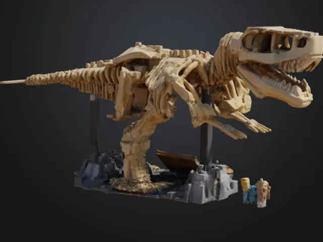 Dinosaur skeleton