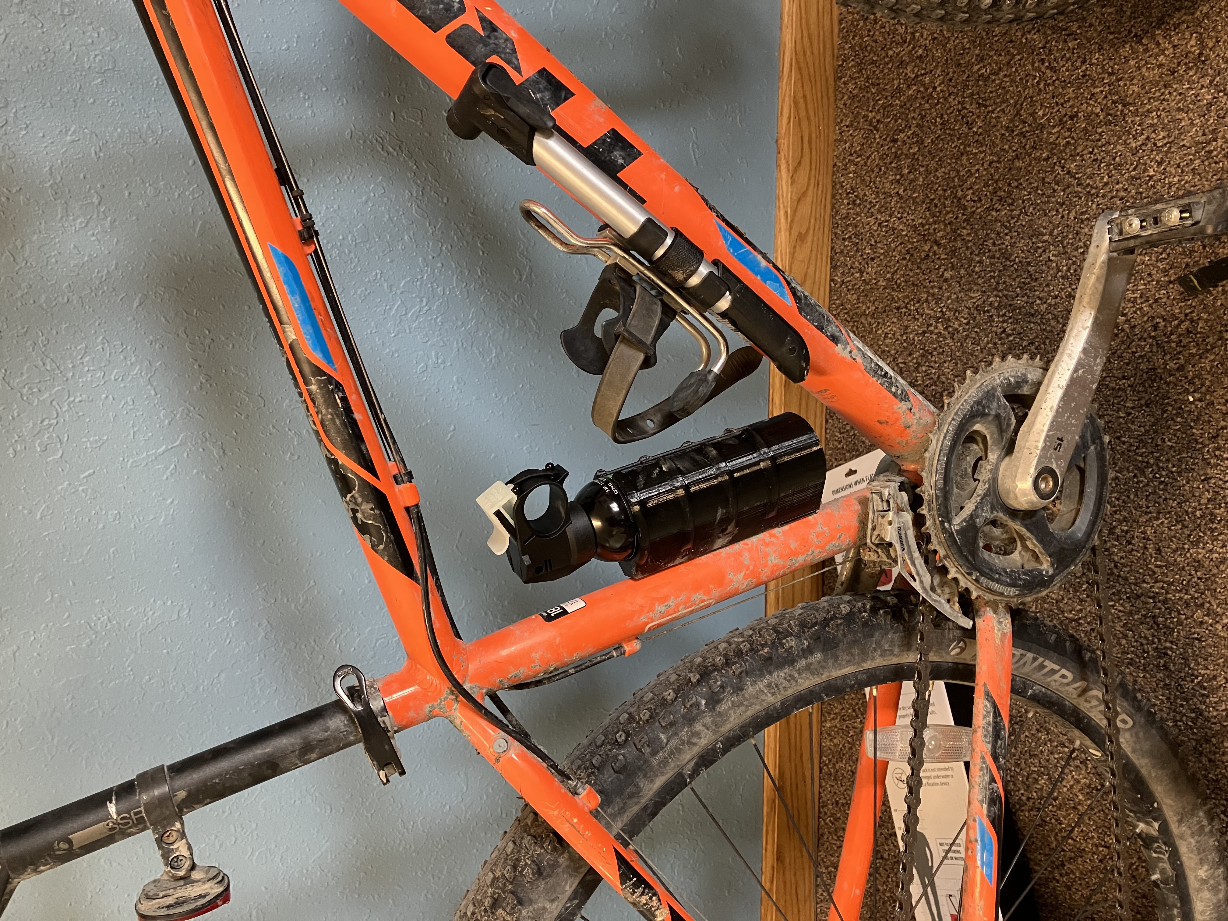 Indestructable BearSpray Holder for Mountain Bike