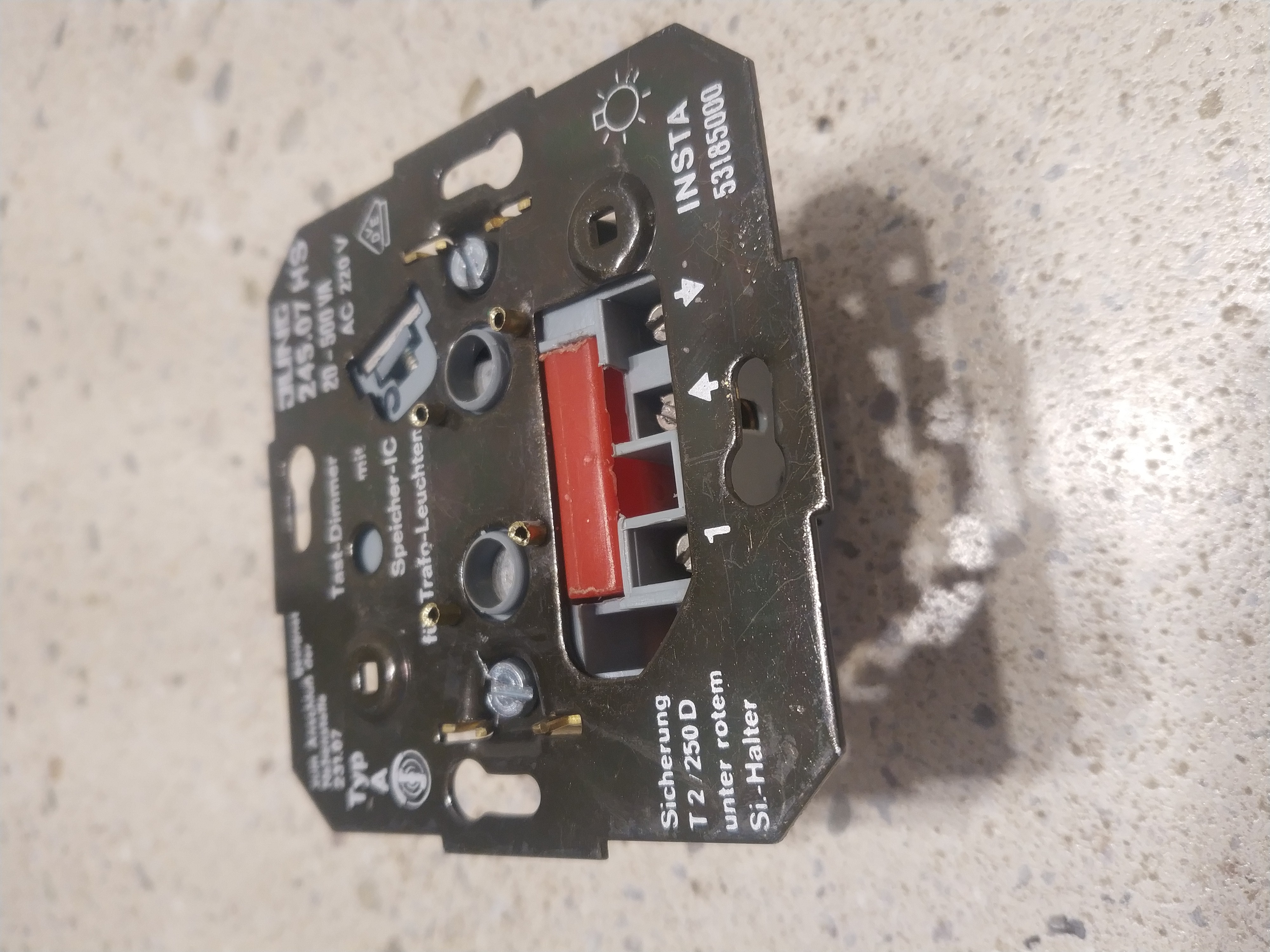 Jung 245.07 spare part dimmer cover by werk.6011 Download free STL