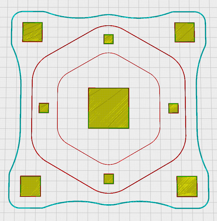 test print (1st layer adhesion zoffset) Testdruck (1. Schicht