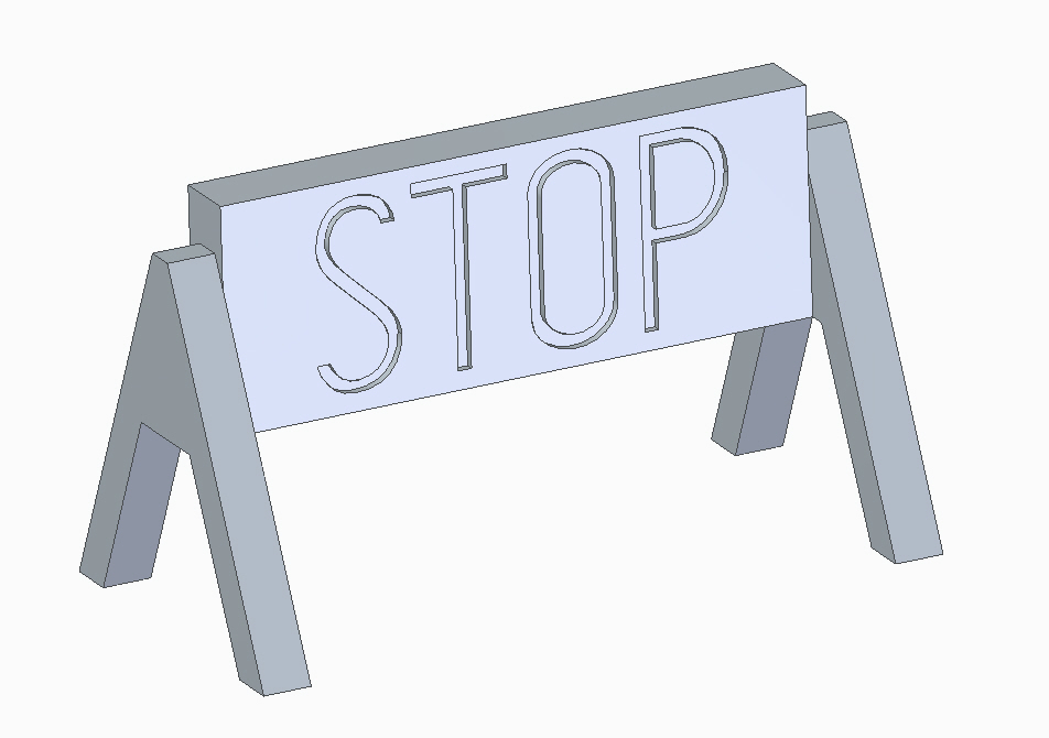 toy barrier (STOP) - Spielzeug Absperrung (STOP)