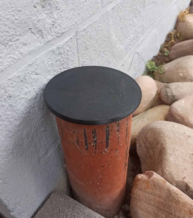 PVC Rohrabdeckung DN 110 – Lüftungsrohr Stopfen, Für Rohrdurchmesser 110 Mm, Wasserdicht, UV-beständig