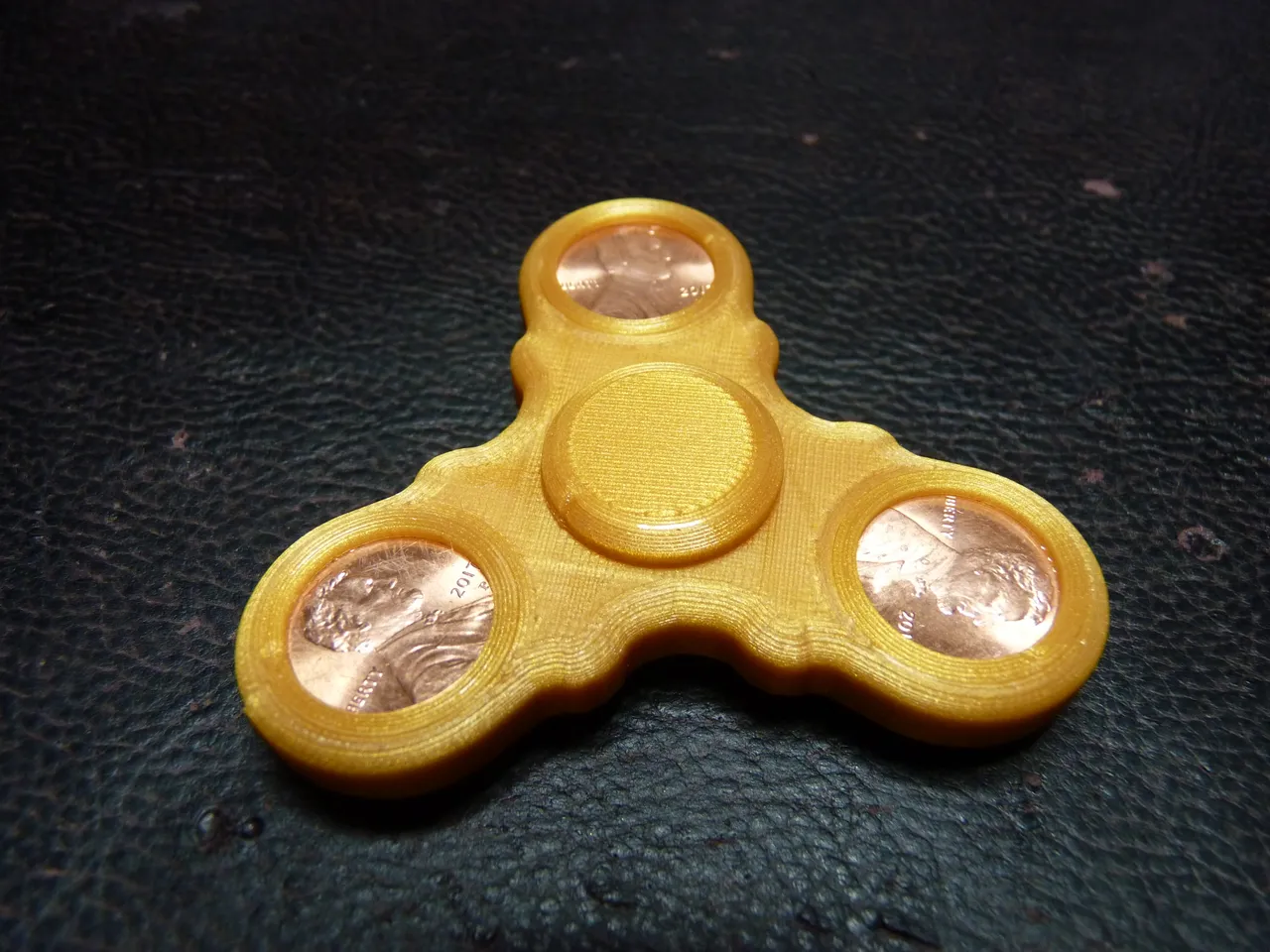 The 12-cent Mini Spinner (yet ANOTHER fidget toy, using 625ZZ bearing and  US pennies) by VanessaE, Download free STL model