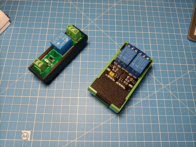 parametric PCB-Holder/mount for DIN-Rail